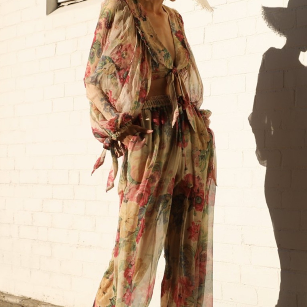 Zimmermann Resort Melody Pant and Top Set